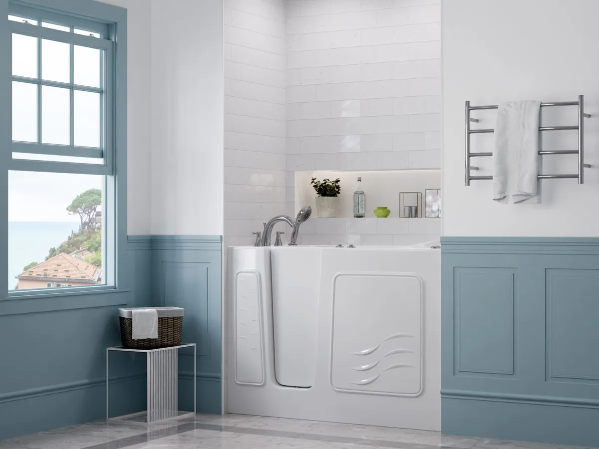 Meditub 2653 walk in tub, 26 x 53